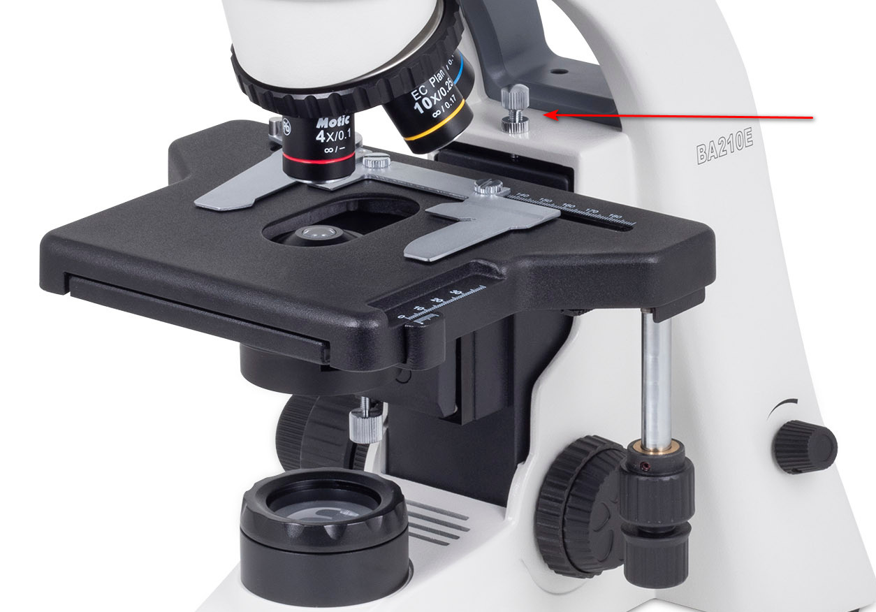 motic ba210生物顯微鏡載物臺(tái)限高