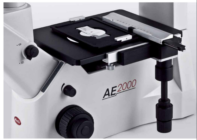 MOTIC AE2000倒置顯微鏡機械載物臺