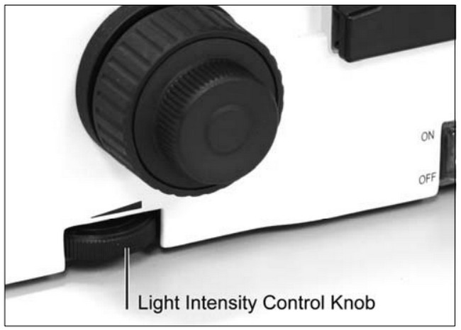 麥克奧迪倒置熒光顯微鏡AE31E亮度調(diào)節(jié)指示標(biāo)志