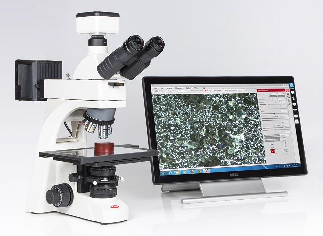 MOTIC 金相顯微鏡BA310MET三目型配顯微鏡相機MOTICAM