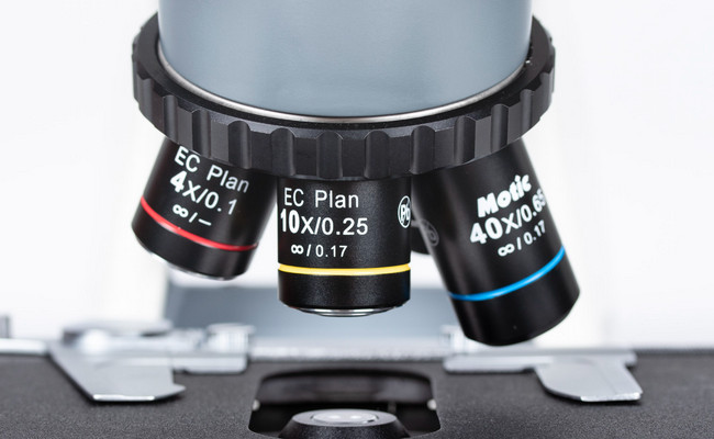 MOTIC生物顯微鏡EC PLAN平場(chǎng)消色差物鏡