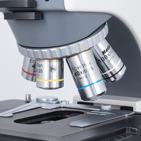 MOTIC生物顯微鏡BA410的EC-H PLAN物鏡